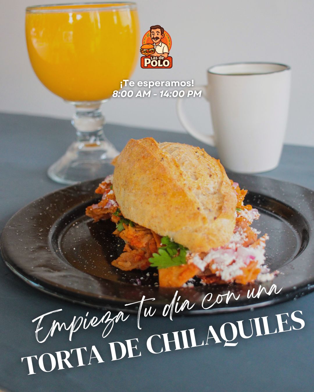 Torta de Chilaquiles LA JEFA de Las de Polo en Morelia