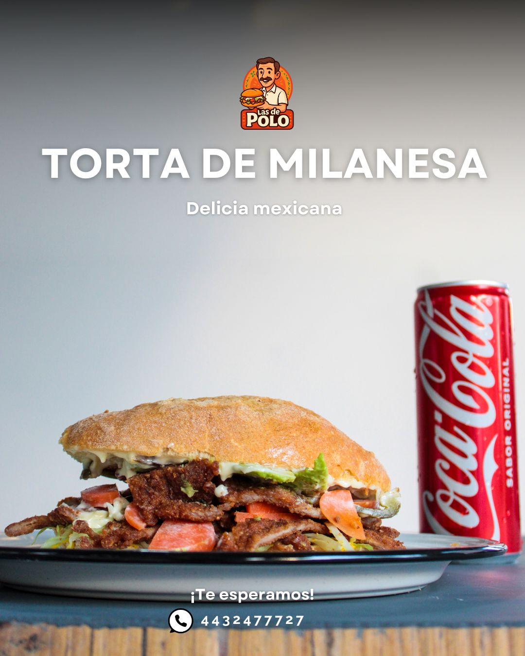 Torta de Milanesa LA CLÁSICA de Las de Polo en Morelia